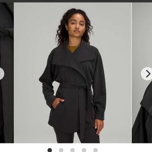 Lululemon Softstreme Belted Wrap black